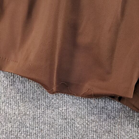 Maxine Womens Shorts Brown Size 16 Pull On Actual 31x2 Elastic Waist - Picture 10 of 13